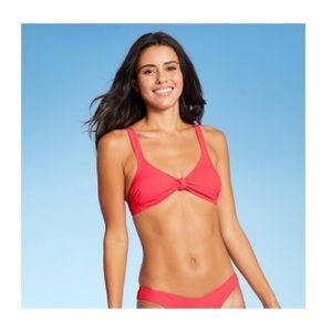NWT Xhilaration Target Coral Pink bikini size S